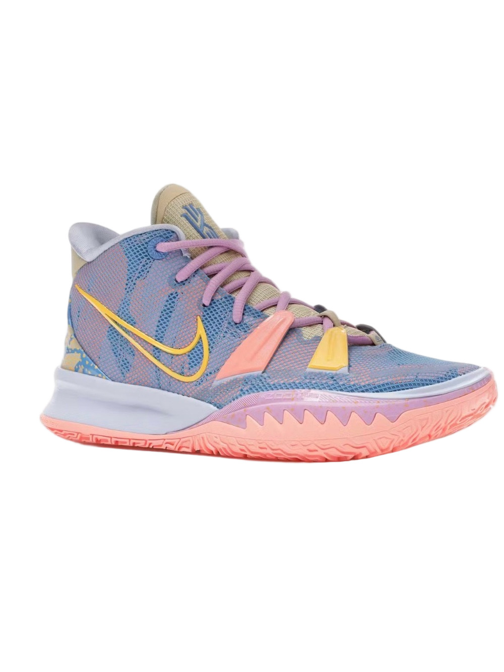 Nike Kyrie 7 expressions Low-Top Basketball Shoe - Pastel Blue, GUC